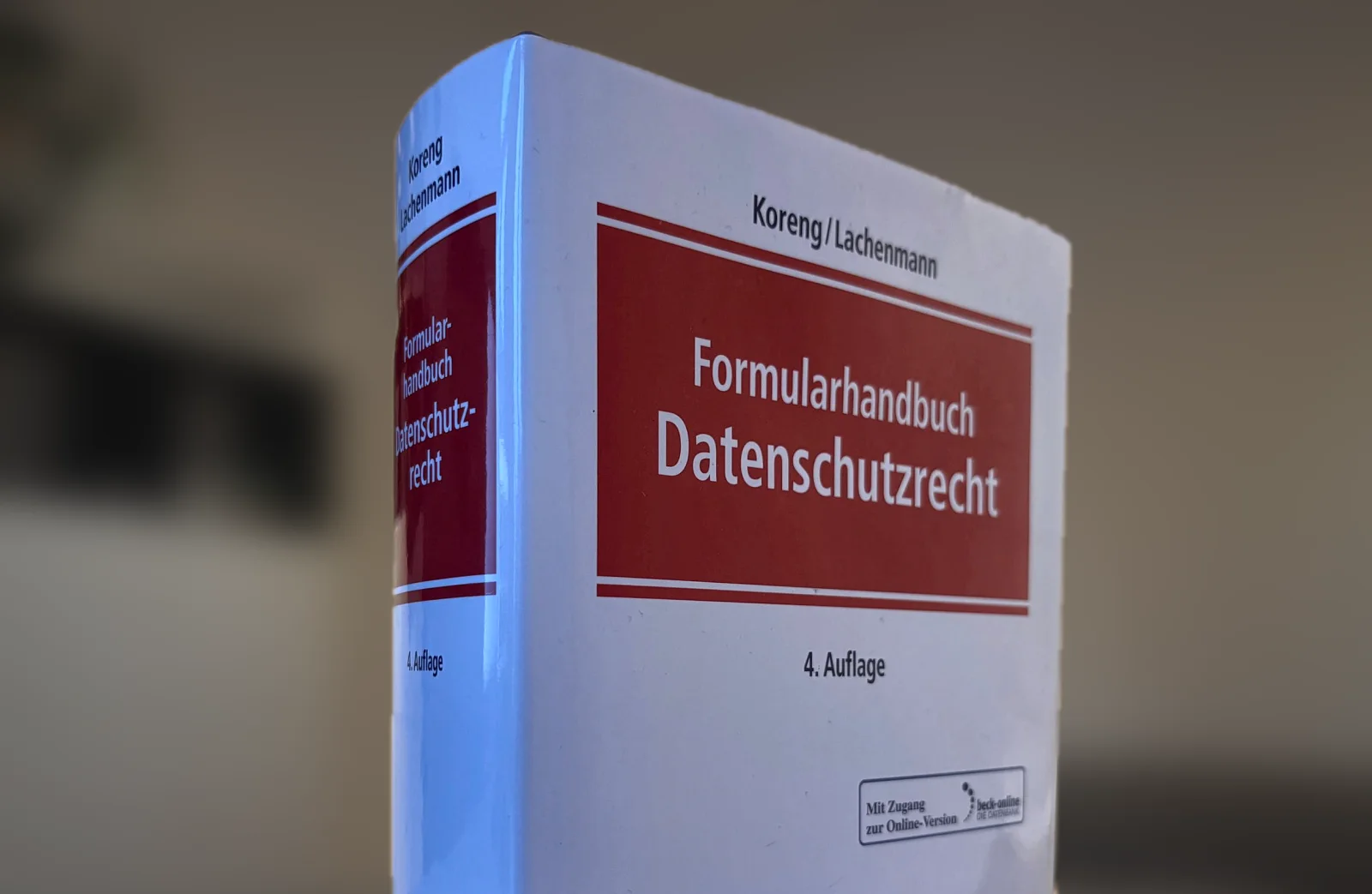 Formularhandbuch Datenschutzrecht von Koreng und Lachenmann – Fachliteratur zum Datenschutz bei Slopek Rechtsanwälte