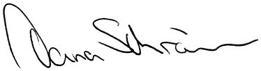Unterschrift von Rechtsanwältin Dana Schröder