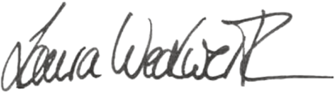 Signature of Rechtsanwältin Laura Weckwerth